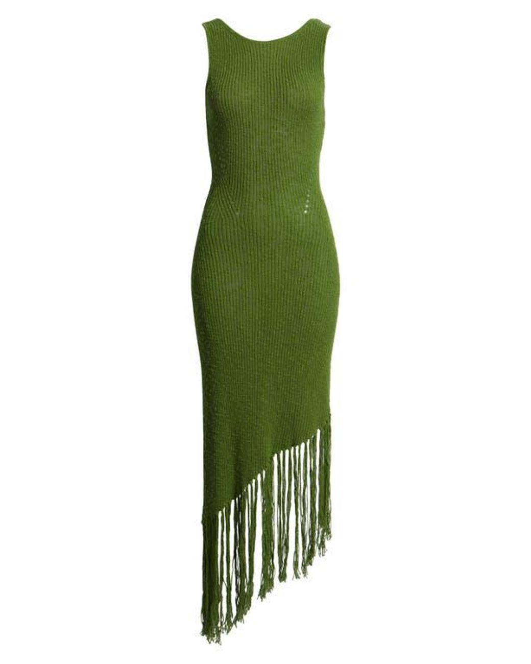 slim fit dress slacks Hunter Green Hand Crochet Dress – Alejandra Alonso Rojas main image 0