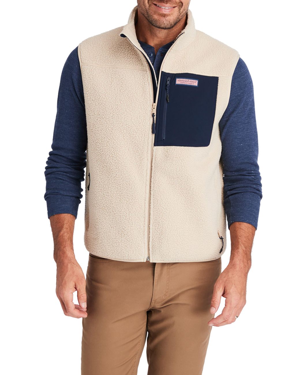 Vineyard Vines Fleece Sherpa Vest for Men Save 71 Lyst