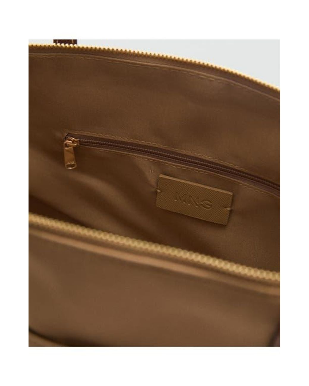 Mango Brown Canvas Shopper