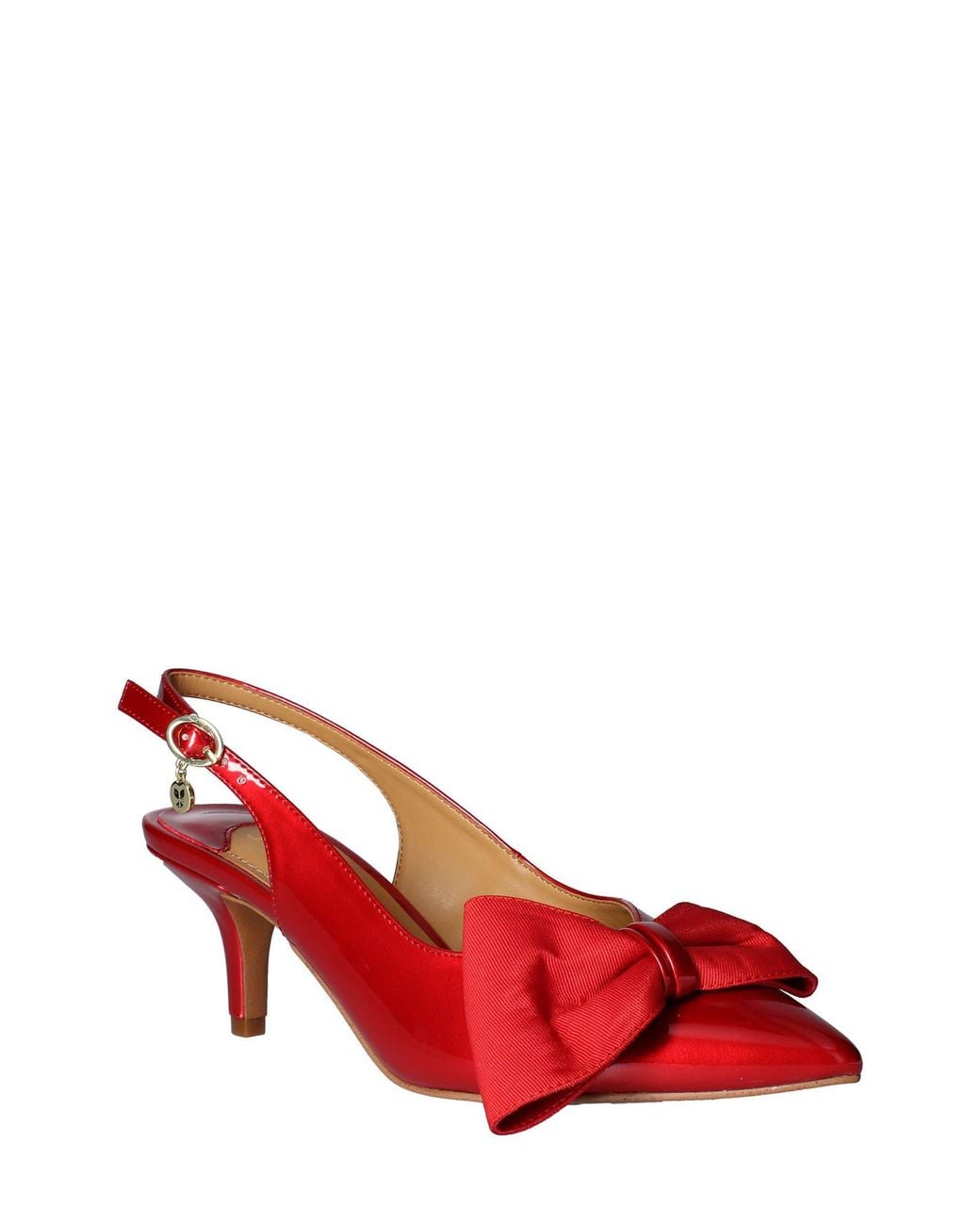 J. Reneé Red J.Renée Devika Slingback Pointed Toe Pump