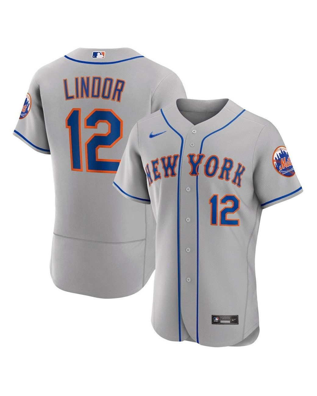 Francisco Lindor New York Mets Nike Women's Name & Number T-Shirt - Black