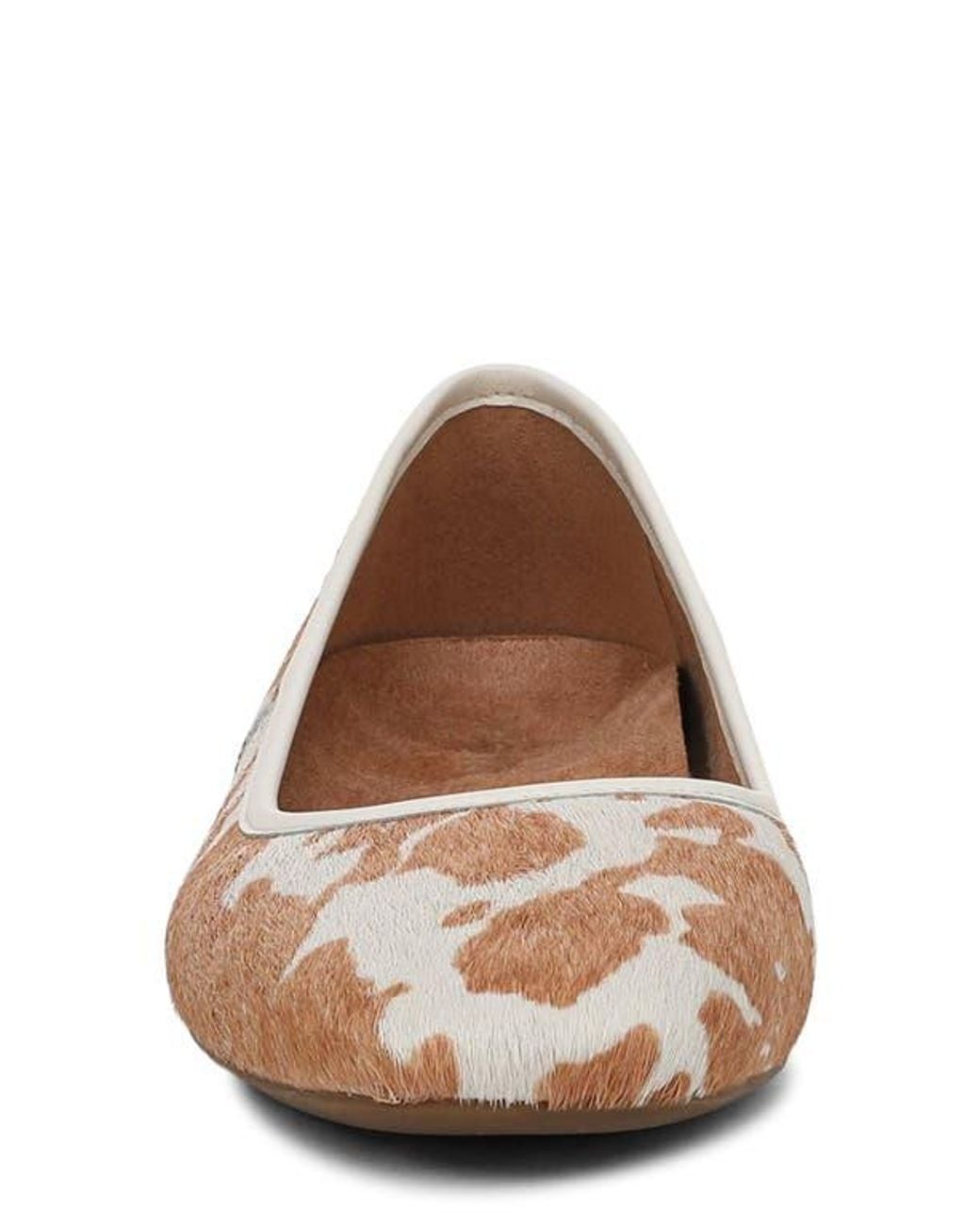 Vionic Brown Orinda Square Toe Flat