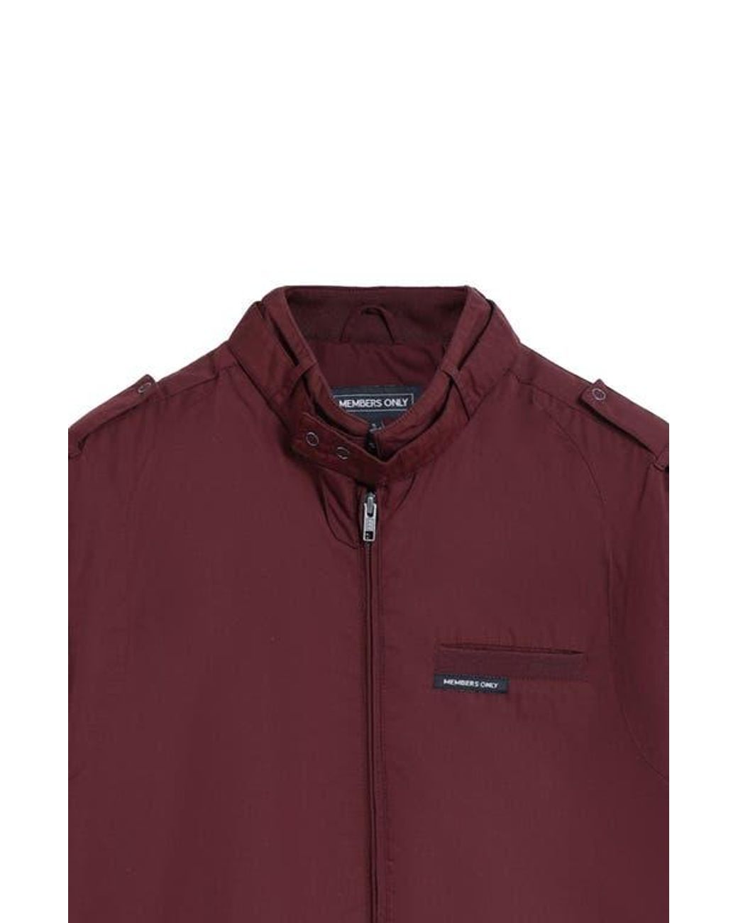 Members Only Classic Iconic Racer Jacket in Red for Men | Lyst