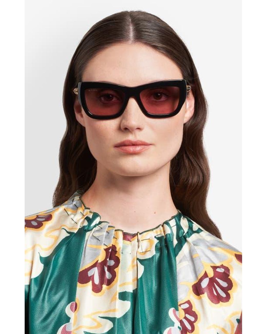 Etro Multicolor 56Mm Rectangular Sunglasses