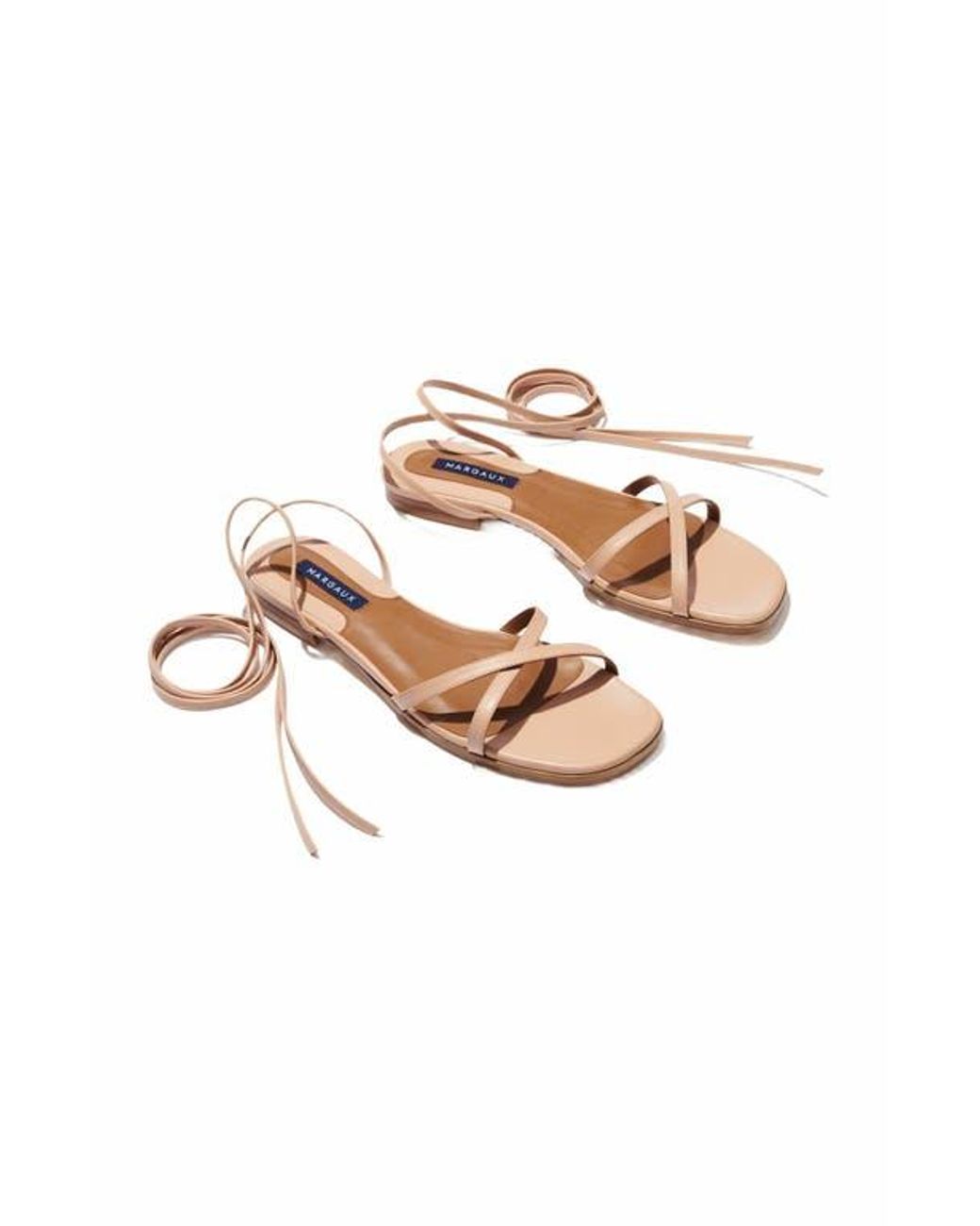 Margaux Brown The Wrap Sandal
