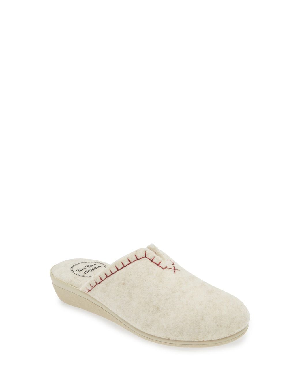 Toni Pons White Cunit Wedge Clog