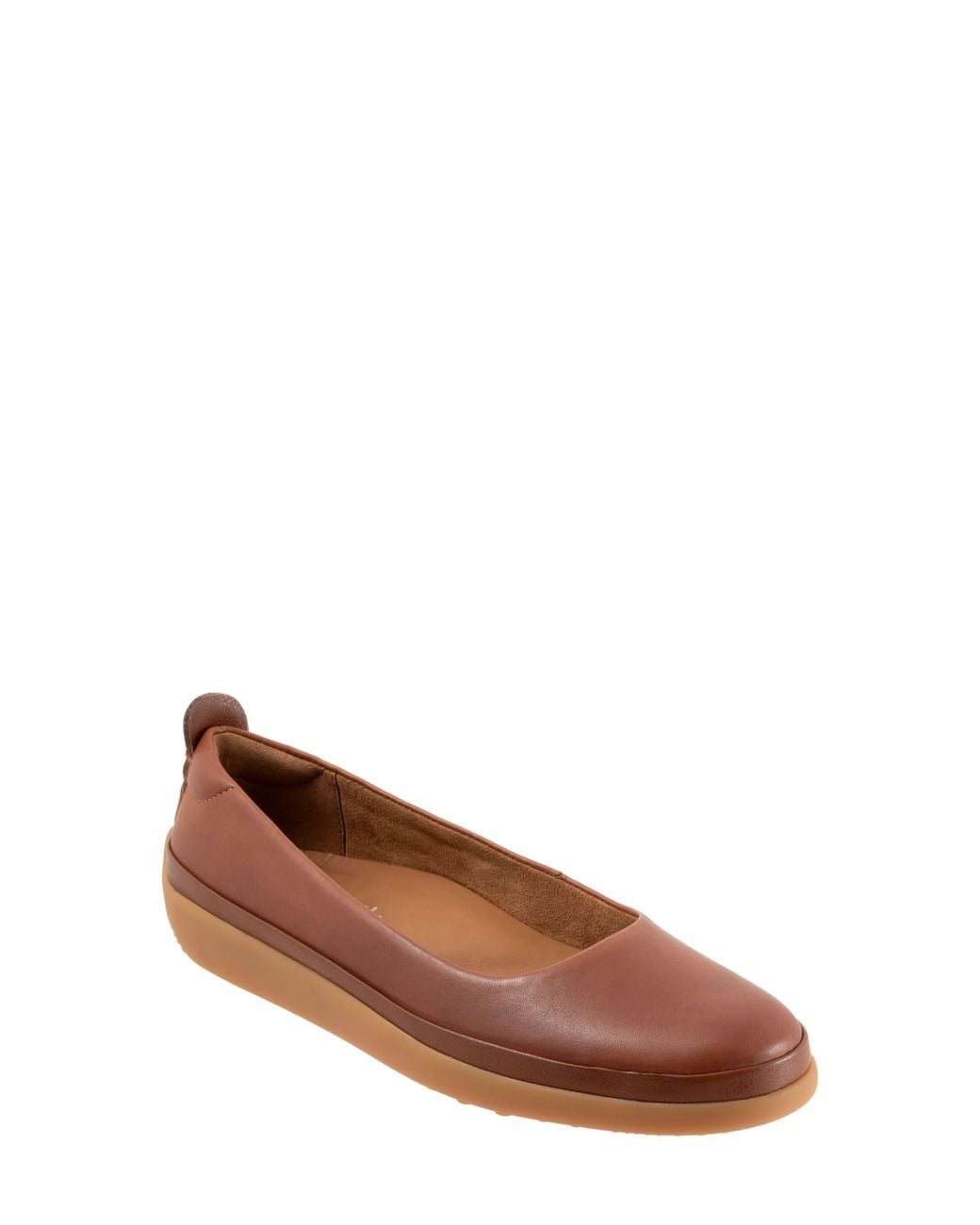Softwalk® Brown Disa Flat