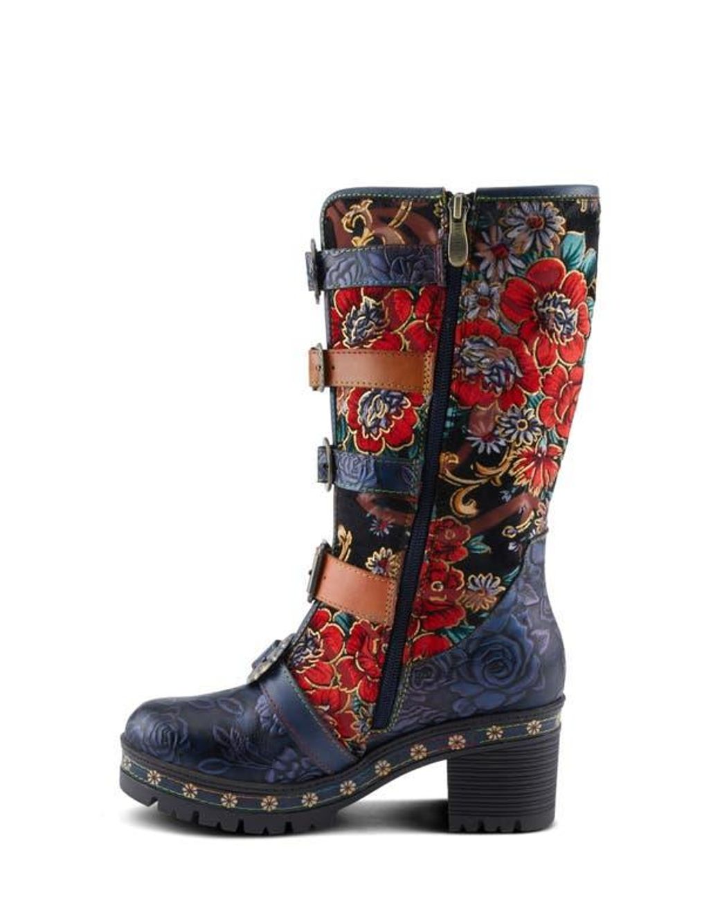 Spring Step Blue Brazen Boot