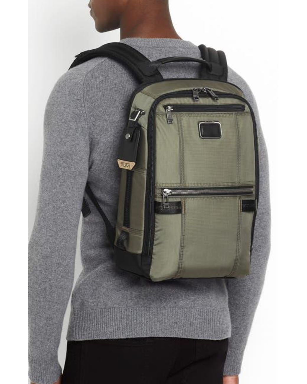 Tumi Black Alpha Bravo Dynamic Backpack