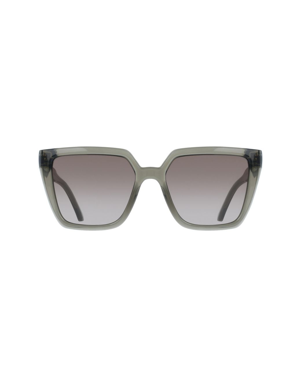 Ferragamo Gray 54Mm Modified Rectangular Sunglasses