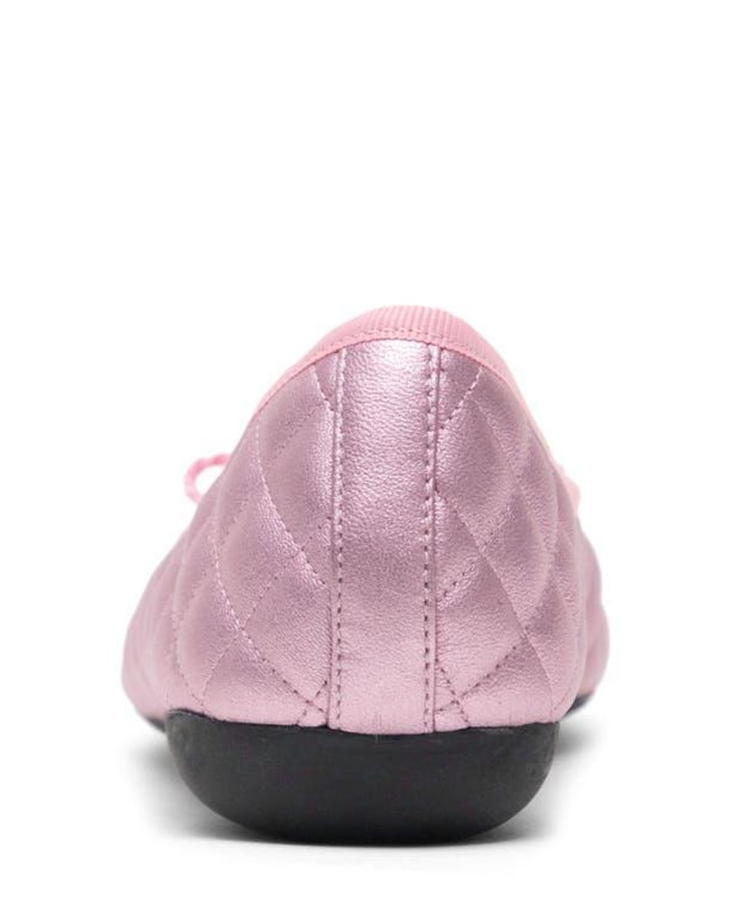 Paul Mayer Pink Best Cap Toe Quilted Ballet Flat
