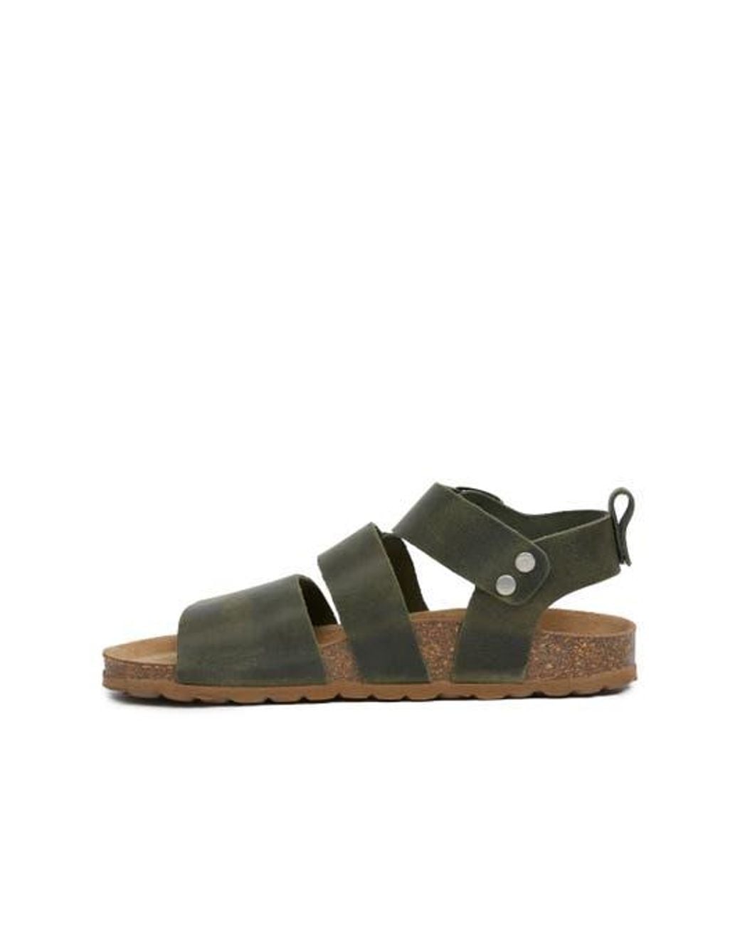 Celtic & Co. Green Triple Strap Sandal