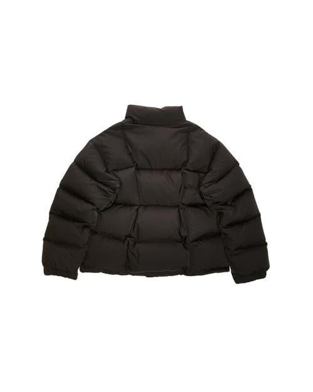 vowels Black Puffer Jacket for men