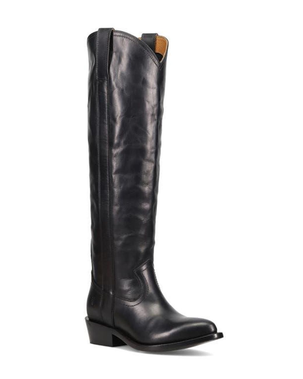 Frye Black Billy Softy Tall Western Boot