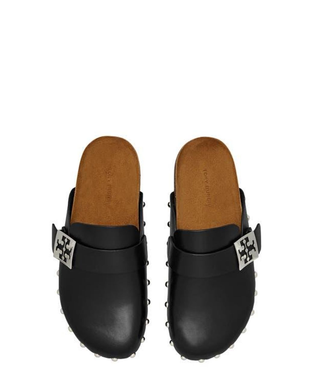 Tory Burch Black Mellow Stud Mule