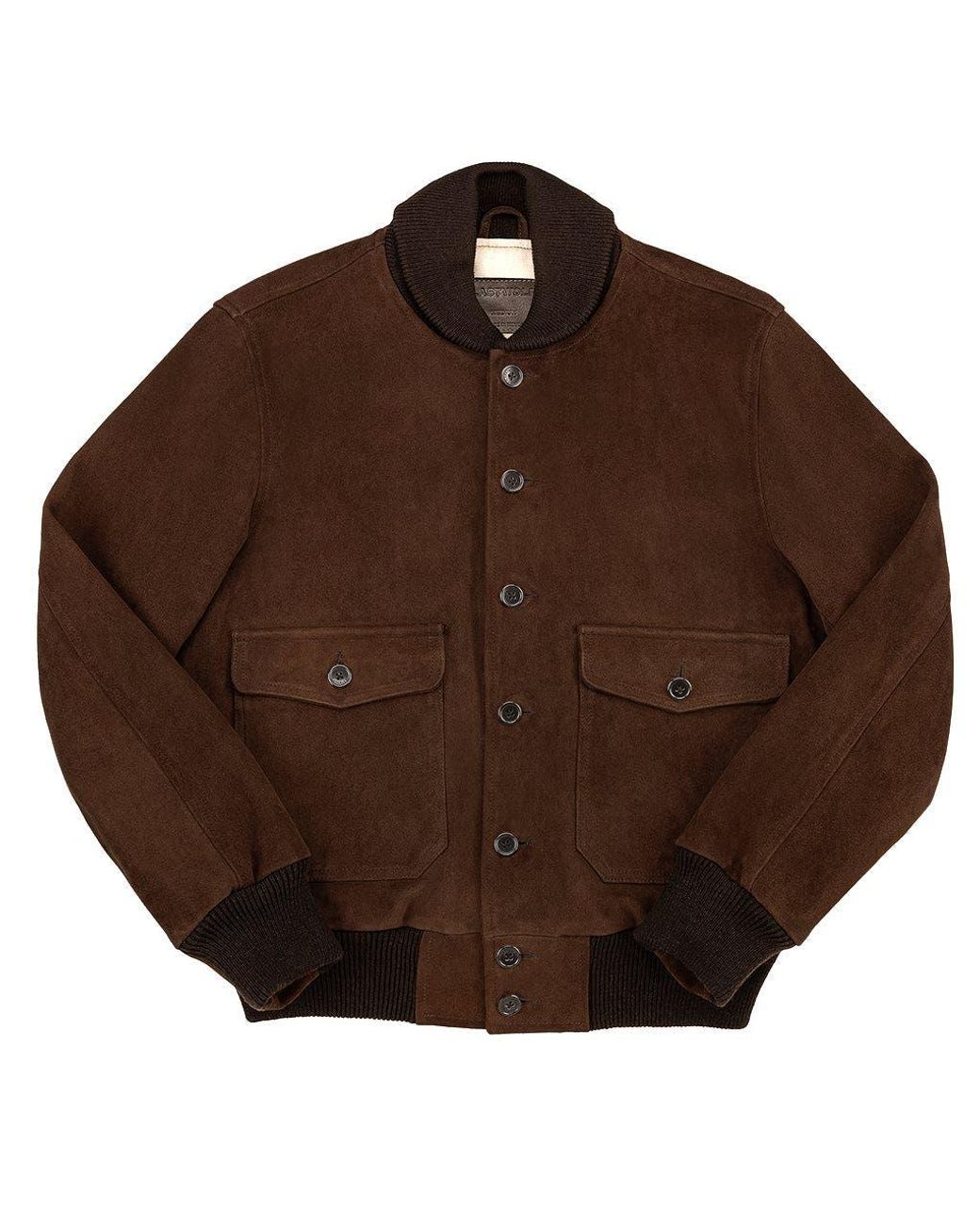 Last Wolf Brown Voyageurs Bomber Jacket for men