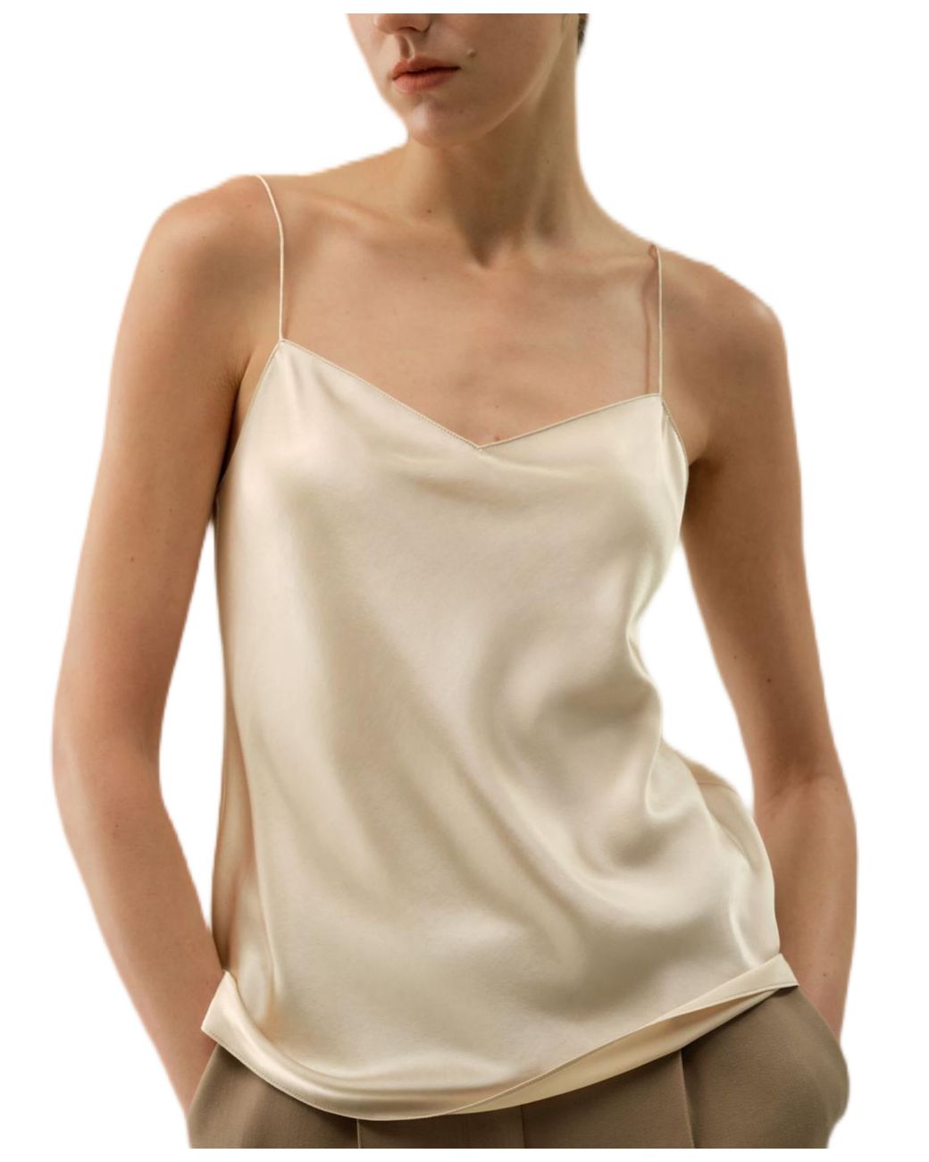 LILYSILK Multicolor Chic Minimal Silk Cami