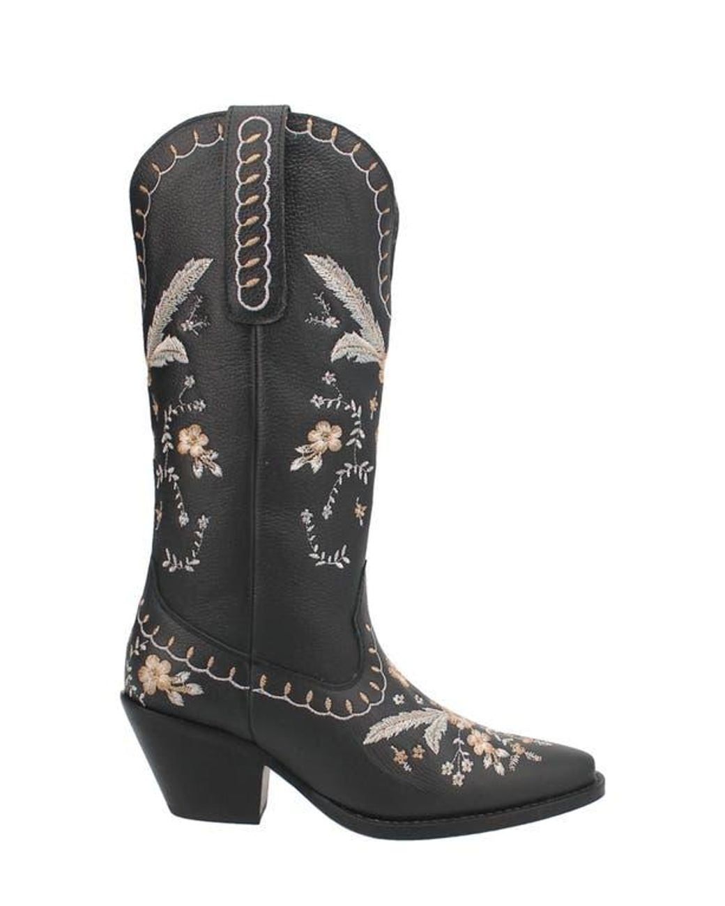 Dingo Black Full Bloom Western Boot