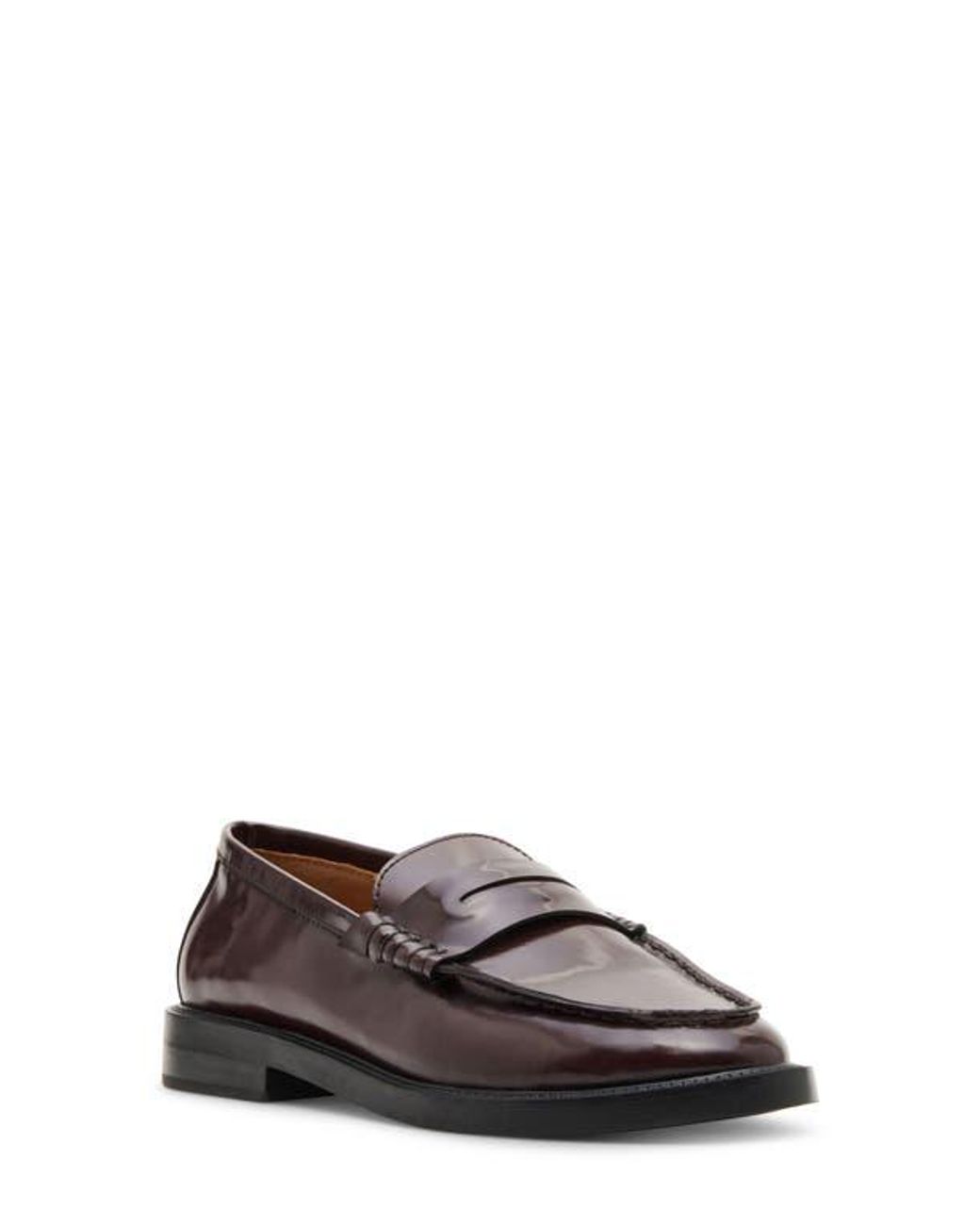 Steve Madden Madison Penny Loafer in Red | Lyst
