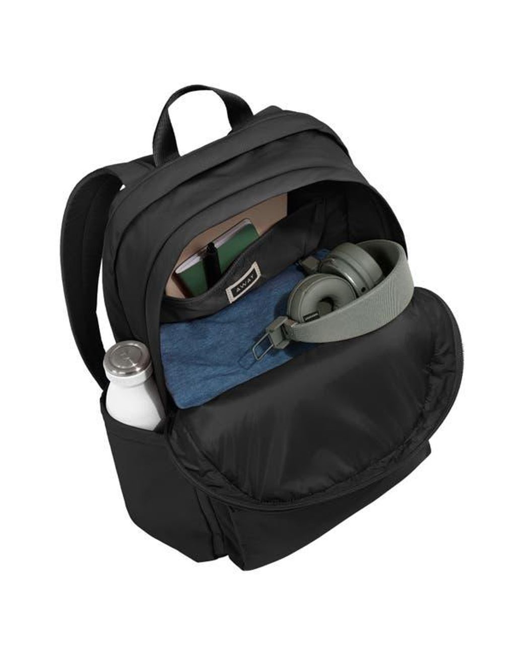 AWAY Black Large Featherlight Backpack