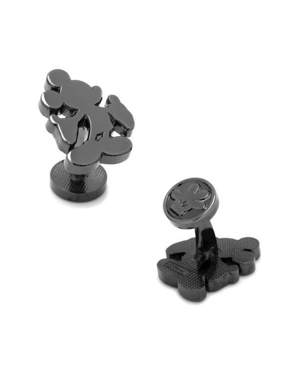 Cufflinks Inc. Gray Mickey Mouse Silhouette Cuff Links for men