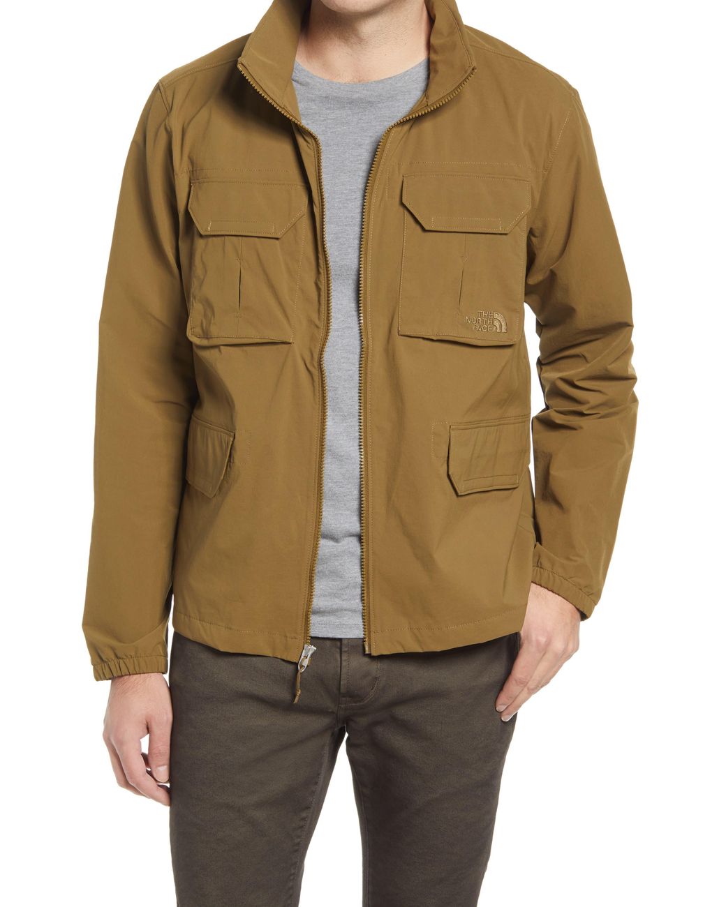The North Face Men's Sightseer Water Repellent Jacket in Military Olive ...