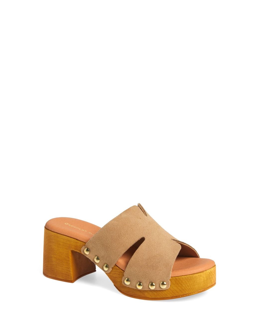 Chocolat Blu Brown Magee Platform Slide Sandal