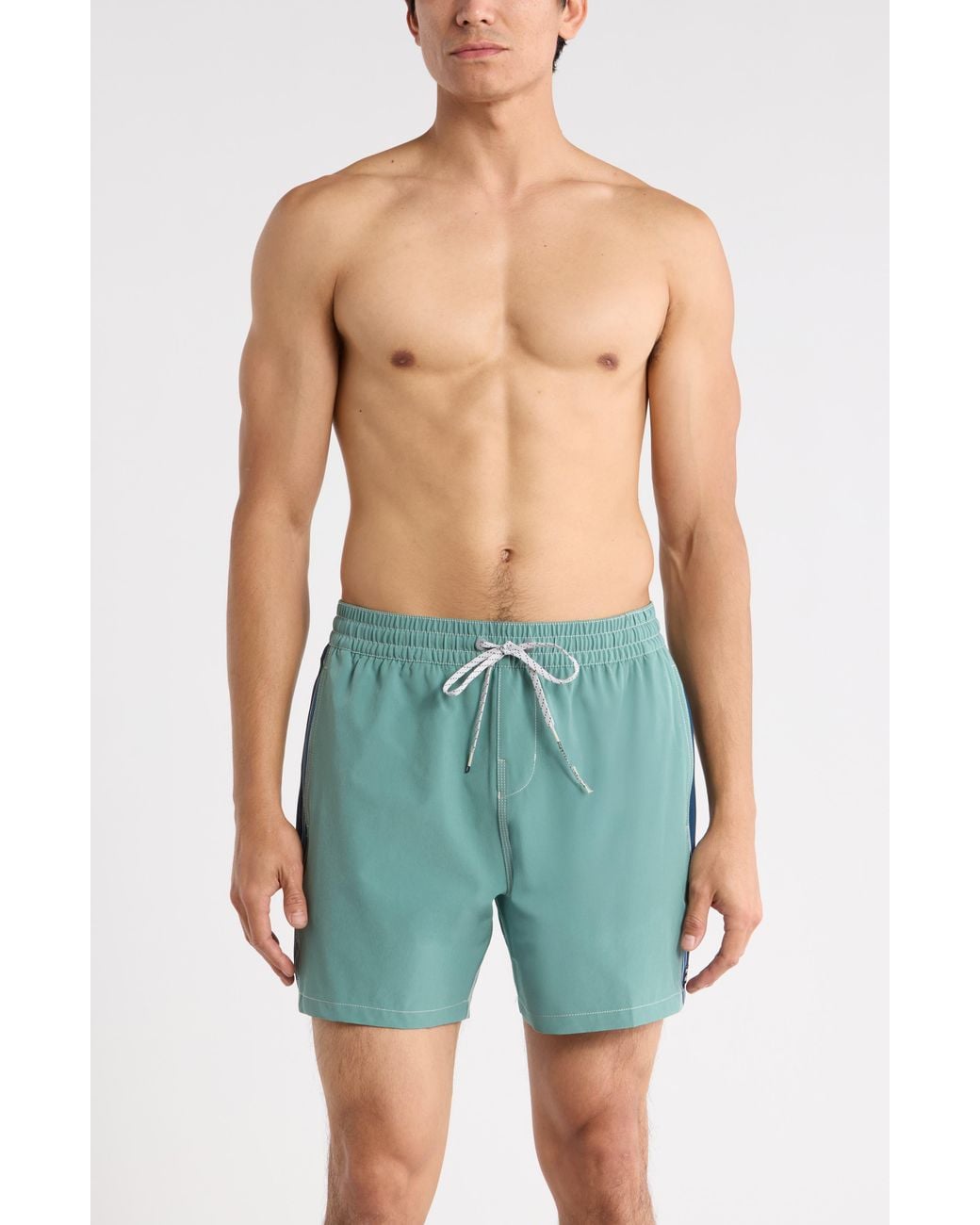 Billabong Blue Dbah Panel Loopback Swim Trunks for men