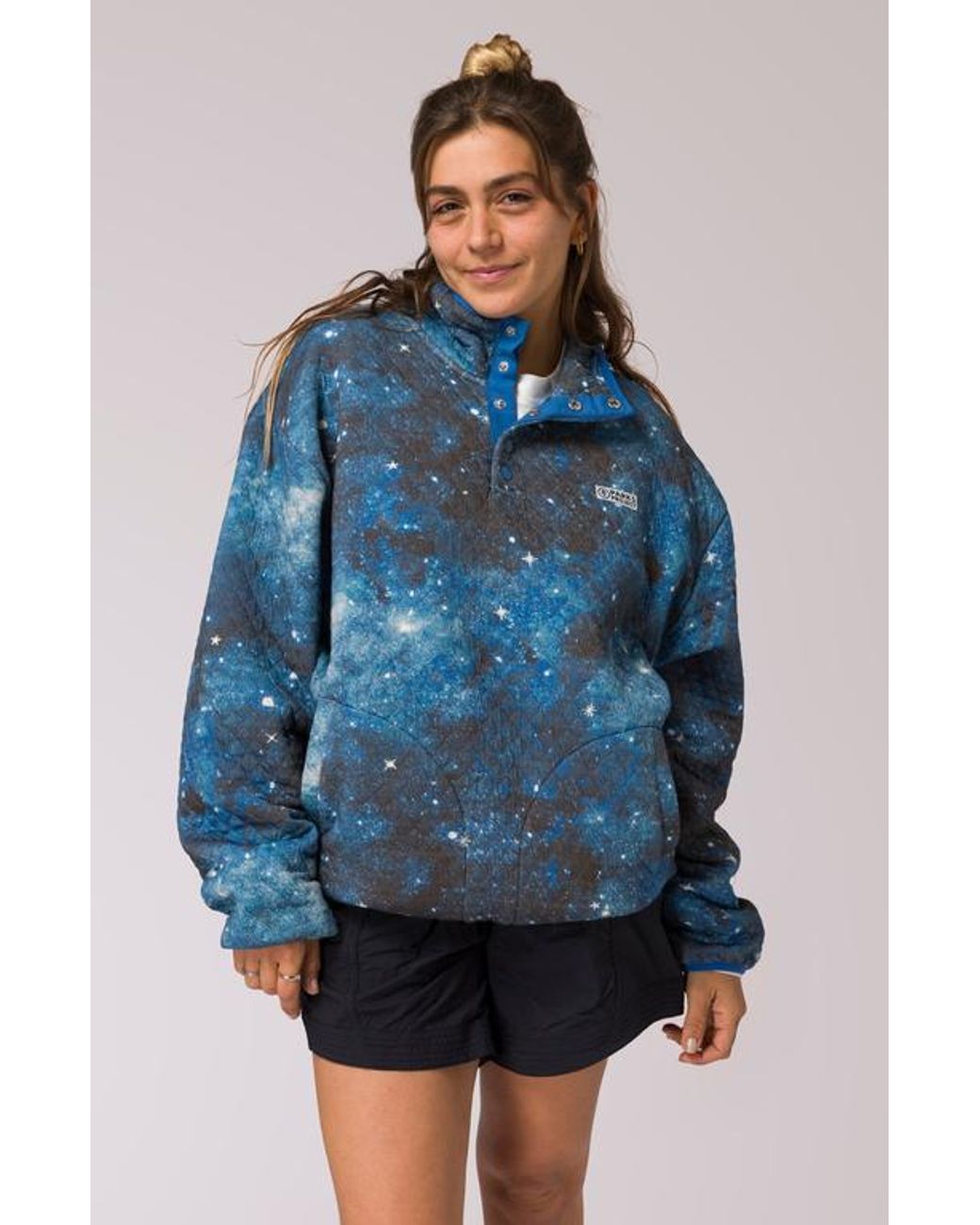 Parks Project Blue Joshua Tree Quilted Pullover