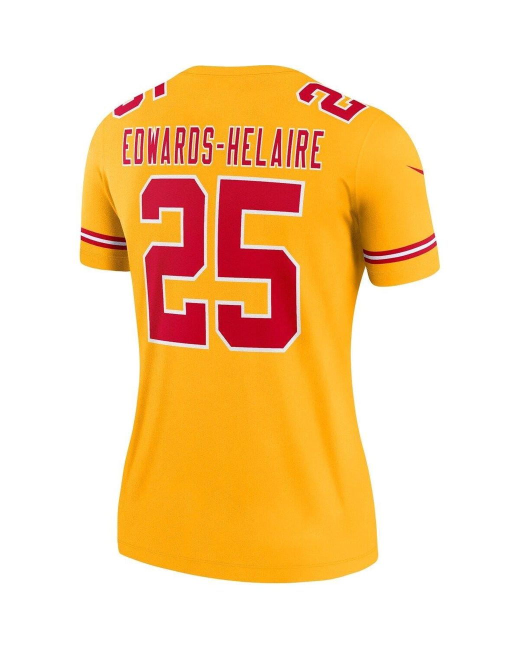 Nike Clyde Edwards-helaire Gold Kansas City Chiefs Inverted Legend Jersey  At Nordstrom in Orange