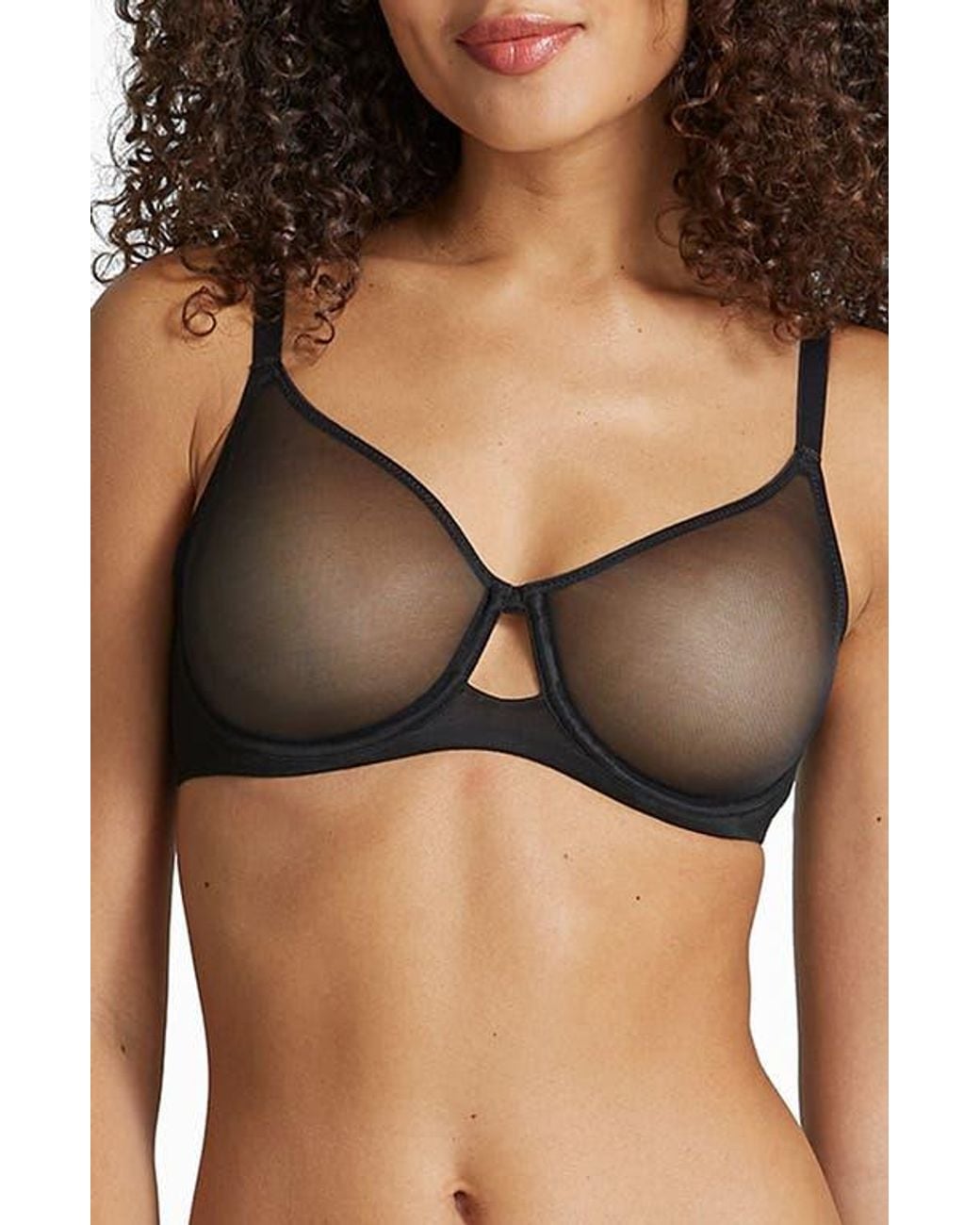 Commando Black Chic Mesh Full Cup Underwire Bra