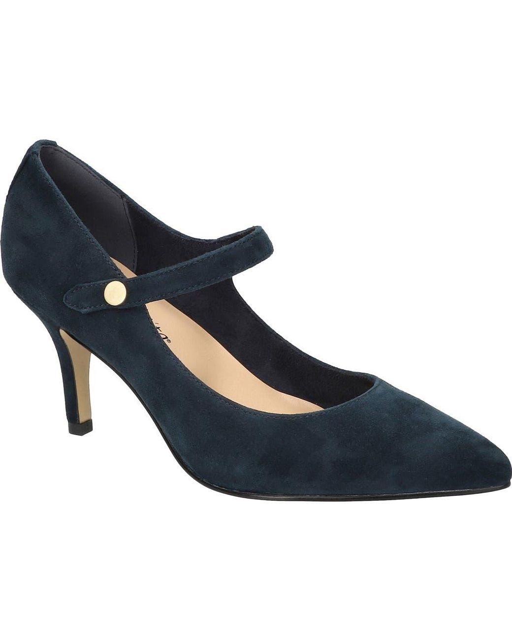 Bella Vita Blue Lainey Pointed Toe Pump