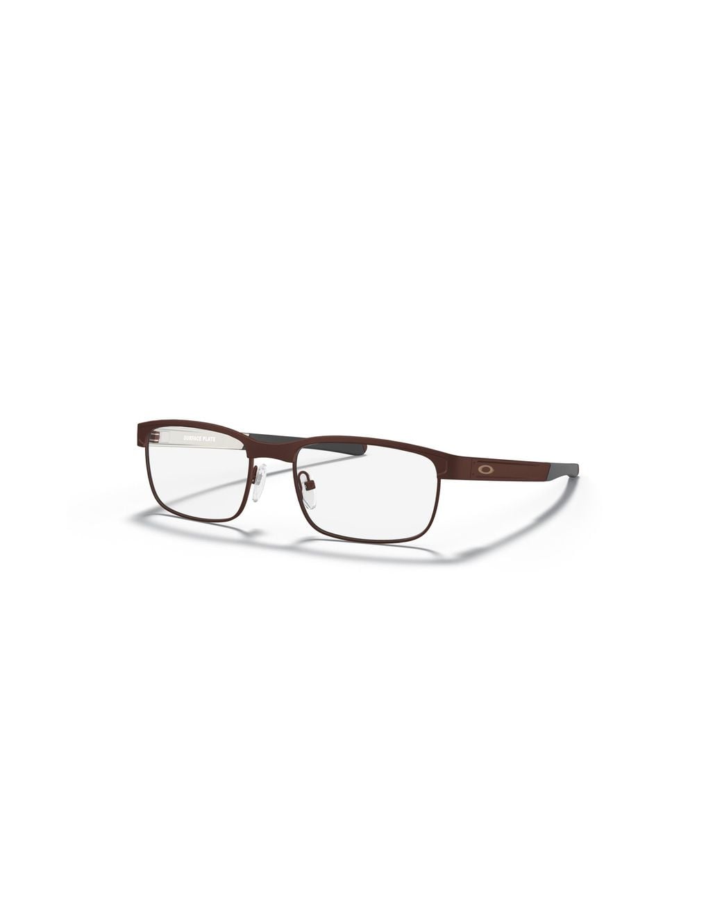 Oakley Brown 54Mm Square Optical Glasses for men