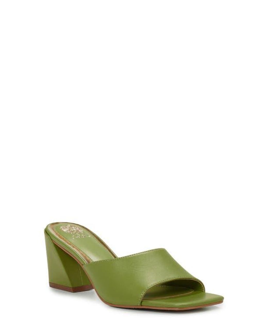 Vince Camuto Sacha Slide Sandal in Green | Lyst