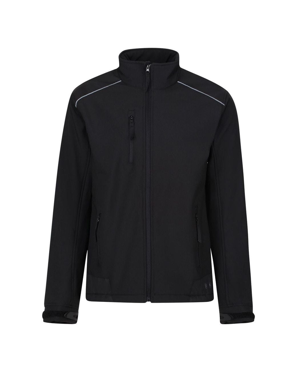 Regatta Black Sandstom Workwear Softshell Jacket for men