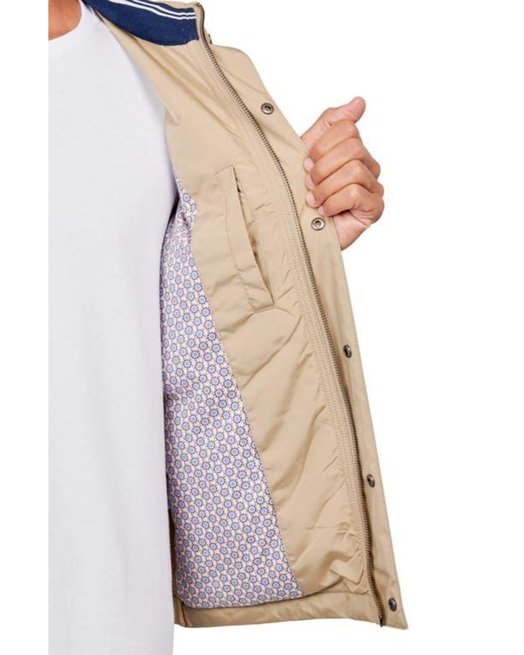 Con.struct Natural Slim Fit Solid Hybrid Field Jacket for men