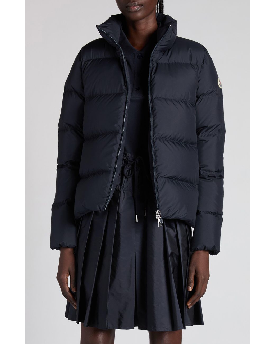 Moncler Blue Mauzun Down Puffer Jacket