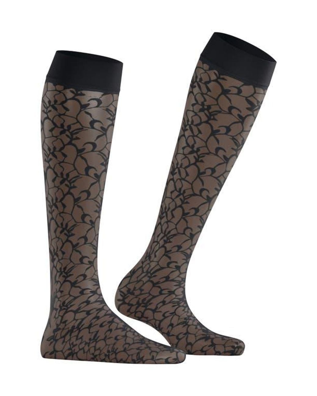 Falke Black Soft Spell Knee High Socks