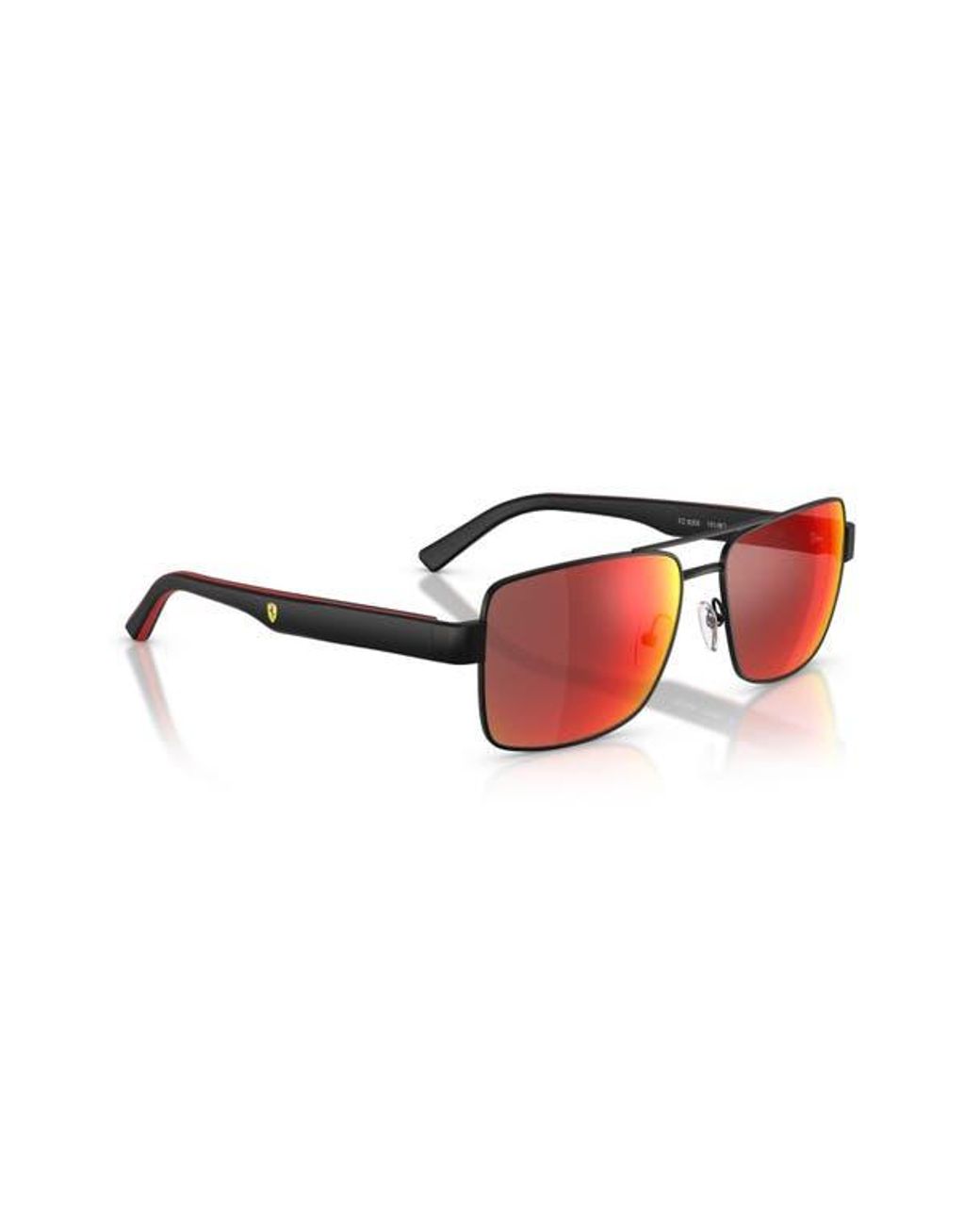 Scuderia Ferrari Red 59Mm Rectangular Sunglasses for men
