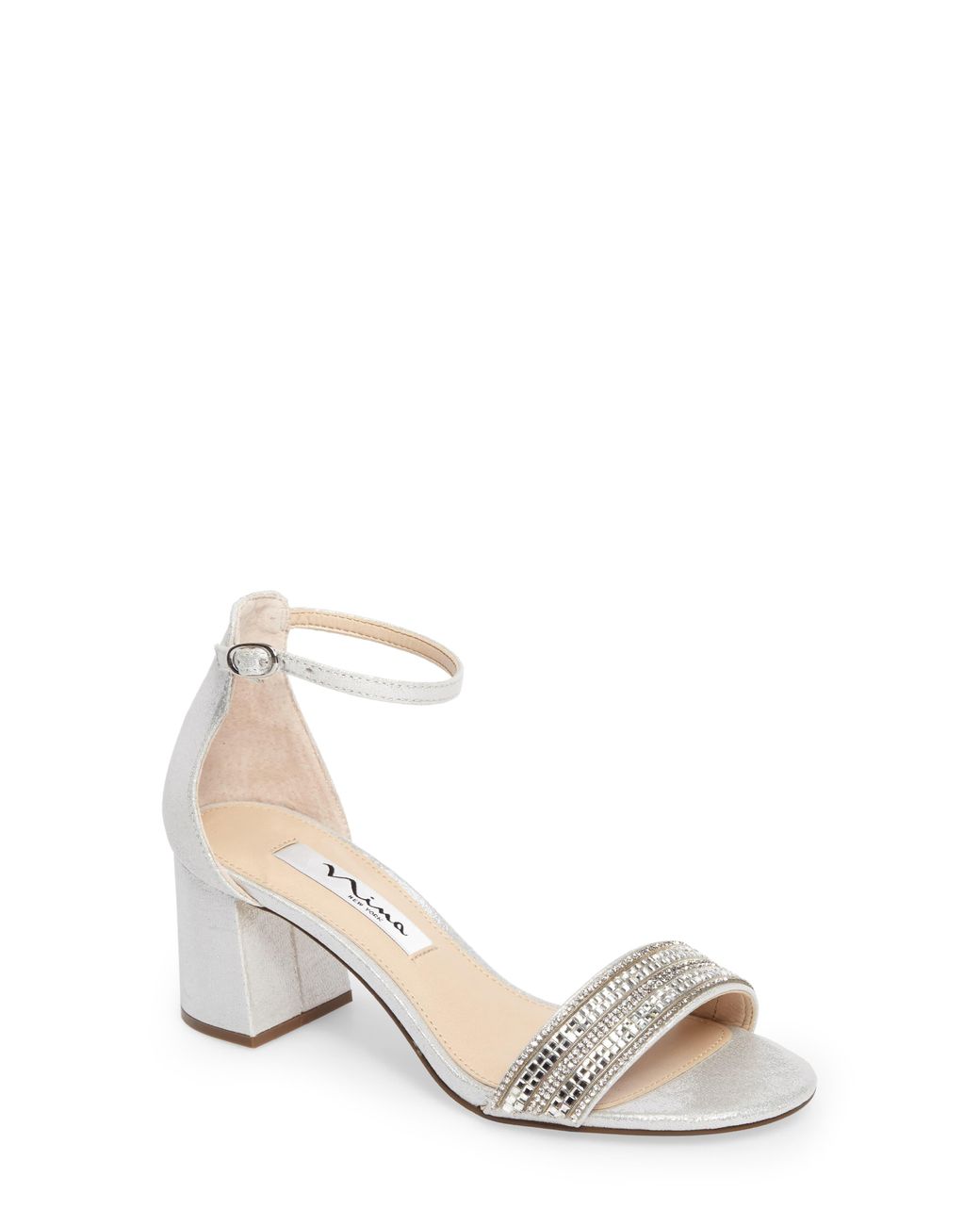 nina naydeen sandal silver