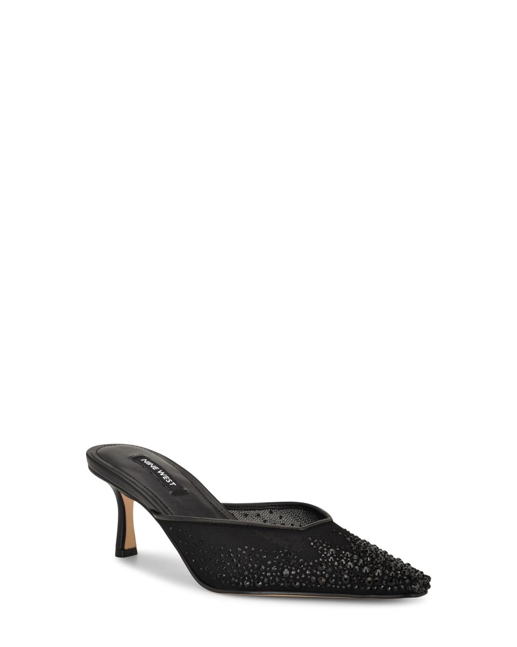 Nine West Black Camenlap Mule