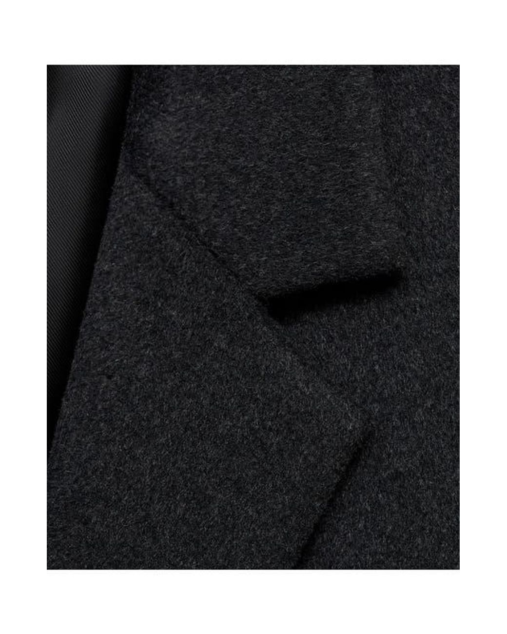 Mango Blue Double Breasted Coat