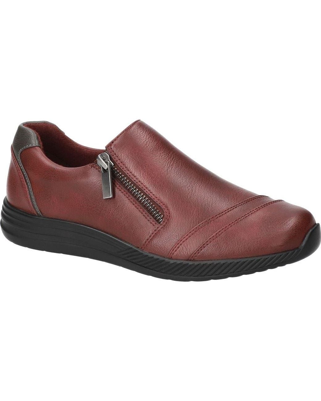 Easy Street Red Karol Zip Sneaker