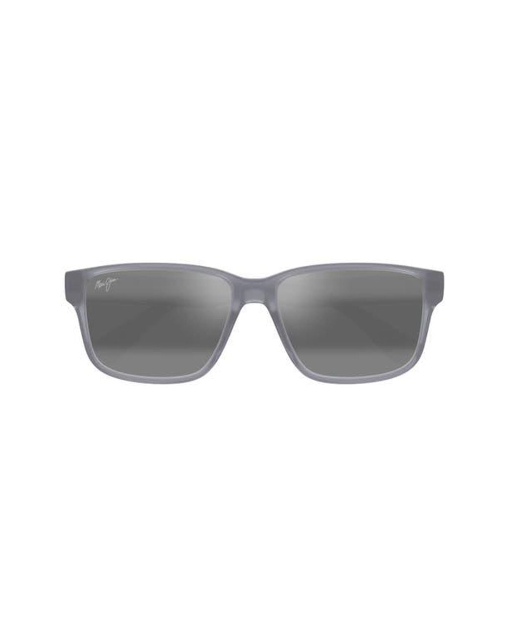 Maui Jim Gray 58Mm Polarizedplus2 Rectangular Sunglasses for men
