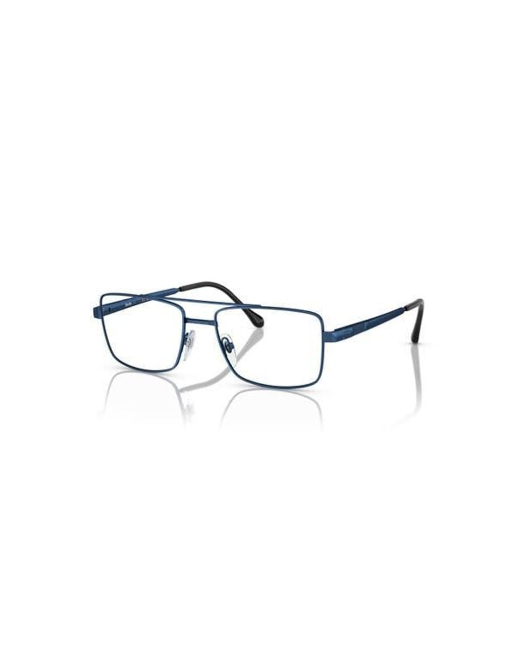 Sferoflex Blue 58Mm Square Optical Glasses for men