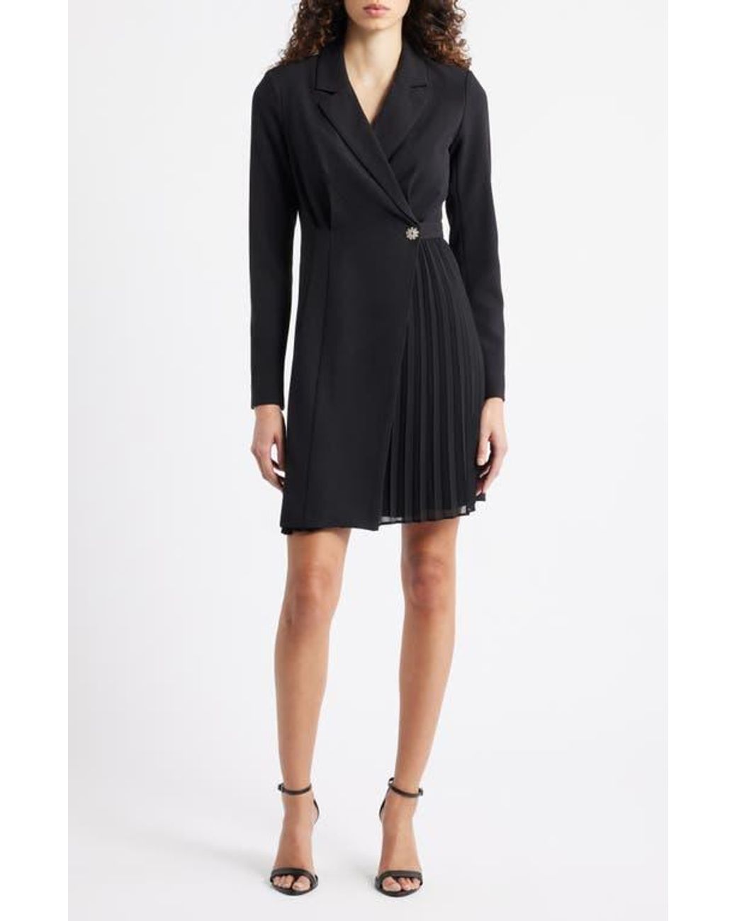 knee length dresses for ladies Vince Camuto V-Neck Long Sleeve Maxi Dress main image 0