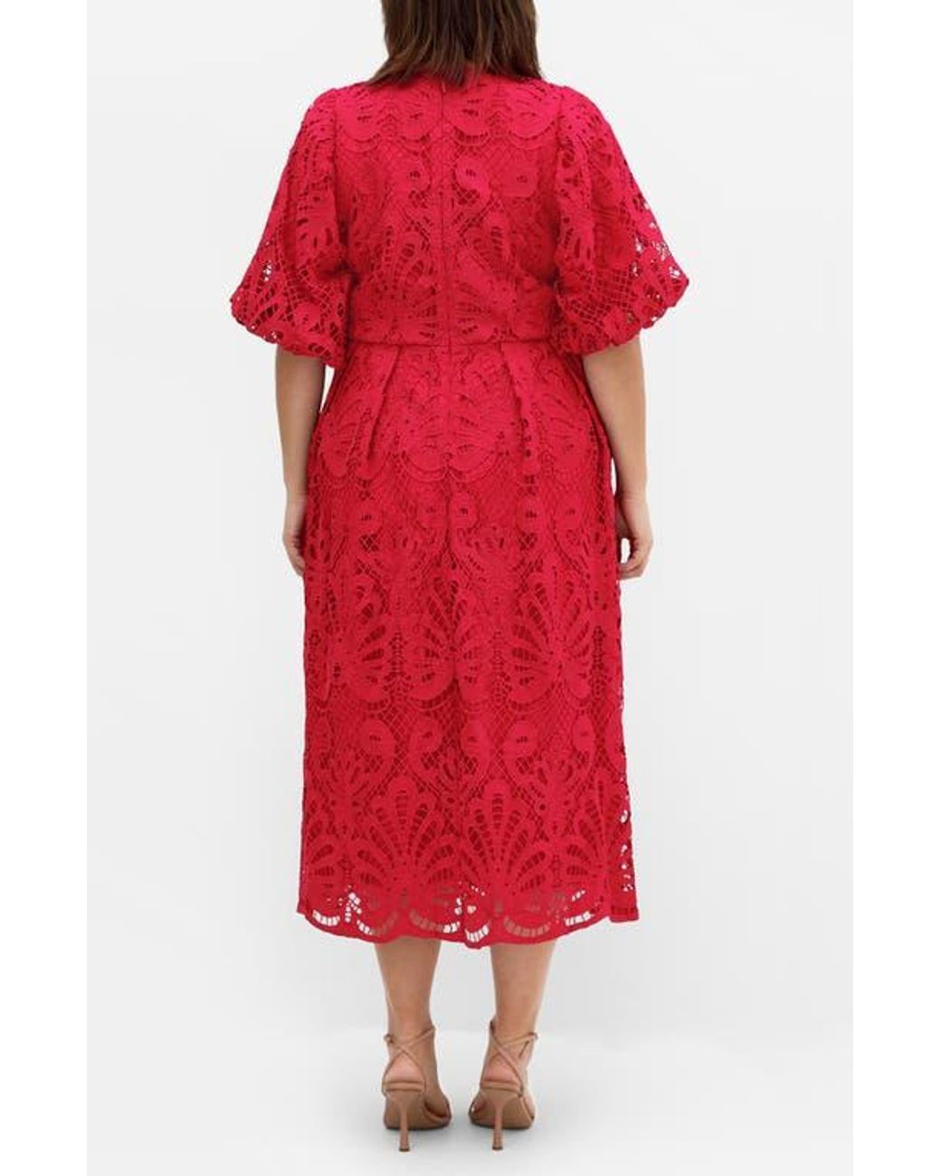 chinese dress ladies City Chic Plus Size Dress Jackie O Red at Amazon Women's Clothing store