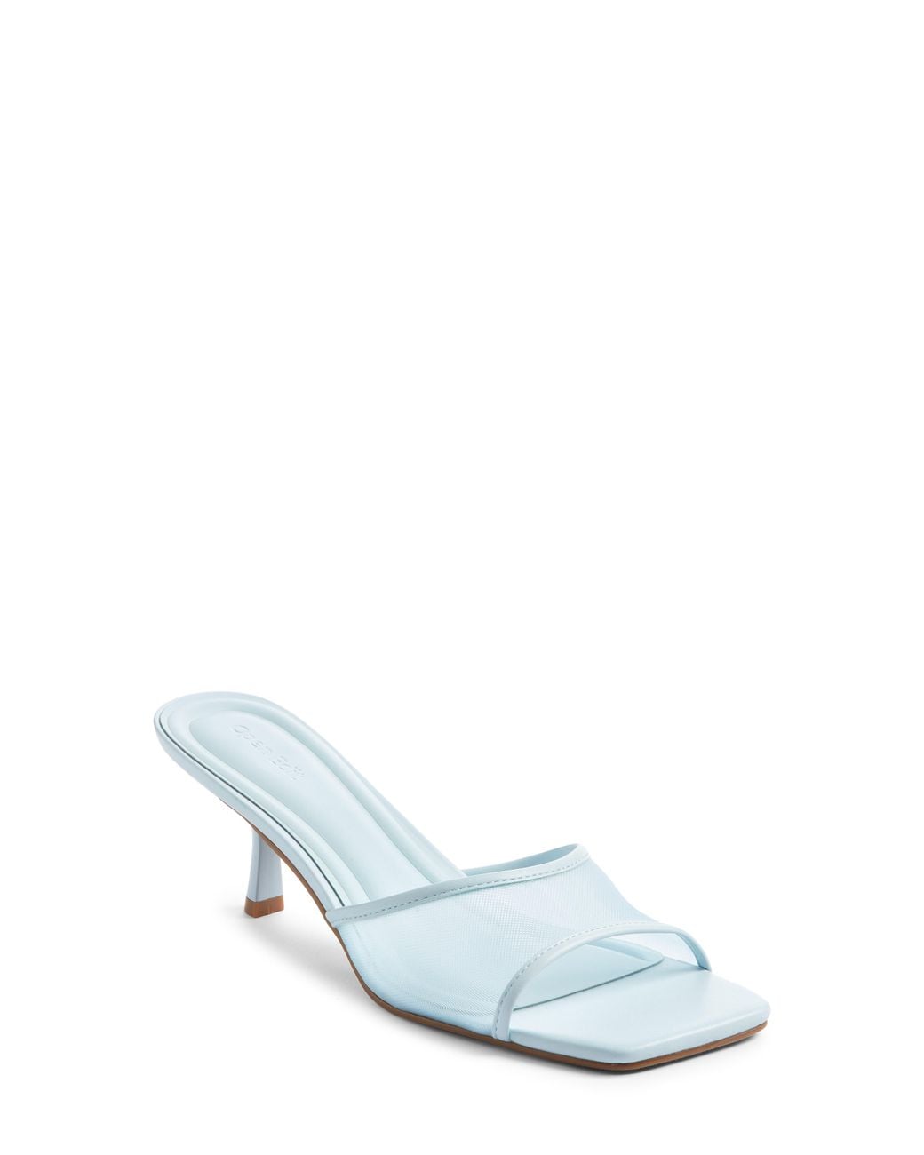 Open Edit White Charlie Heeled Sandal