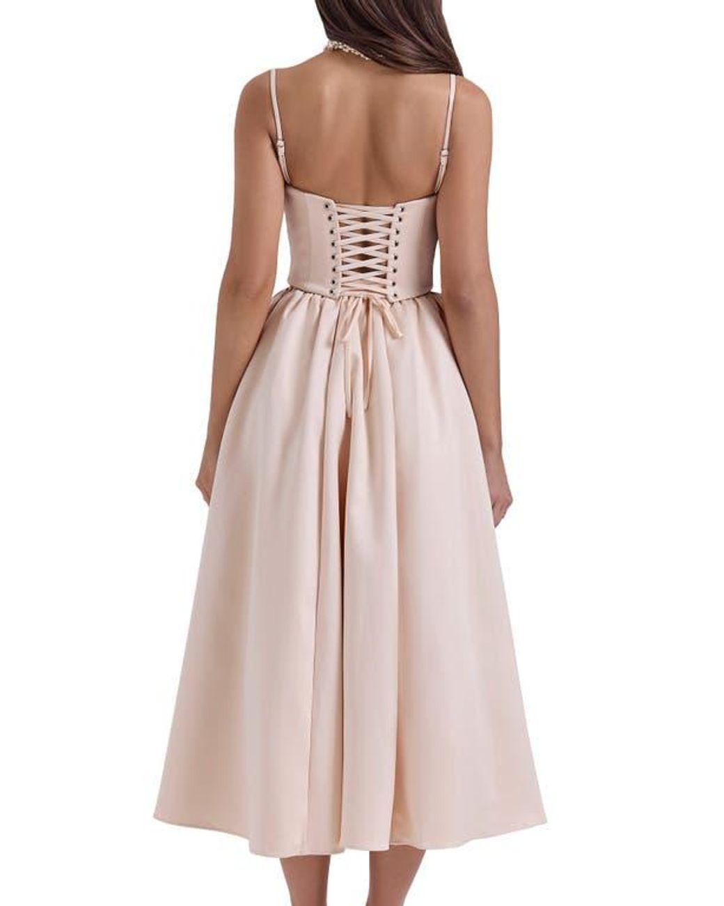 rose gold sequin midi dress The Night of Nights Cowl Neck Sequin Midi Dress