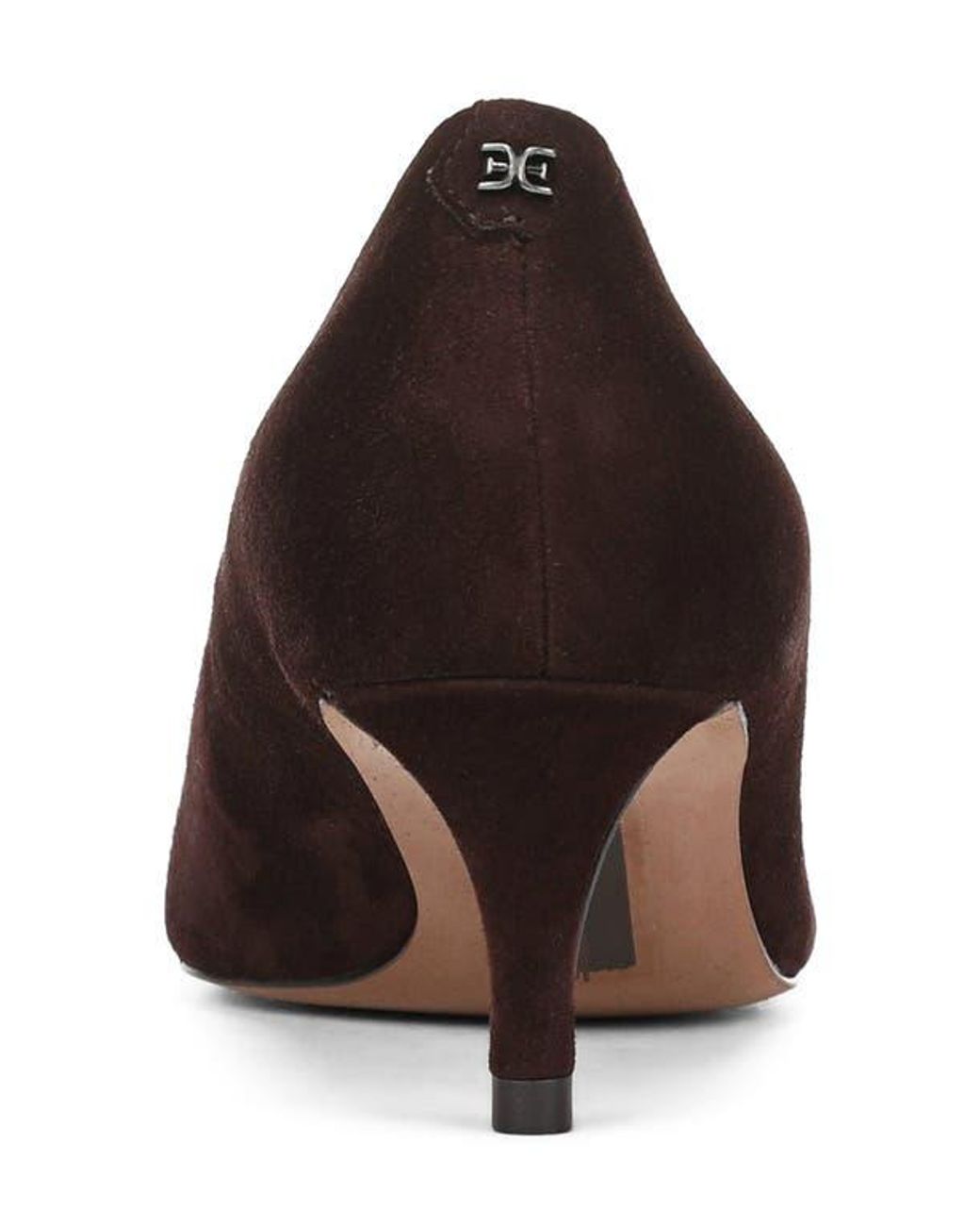 Sam Edelman Black Summer Pointed Toe Kitten Heel Pump